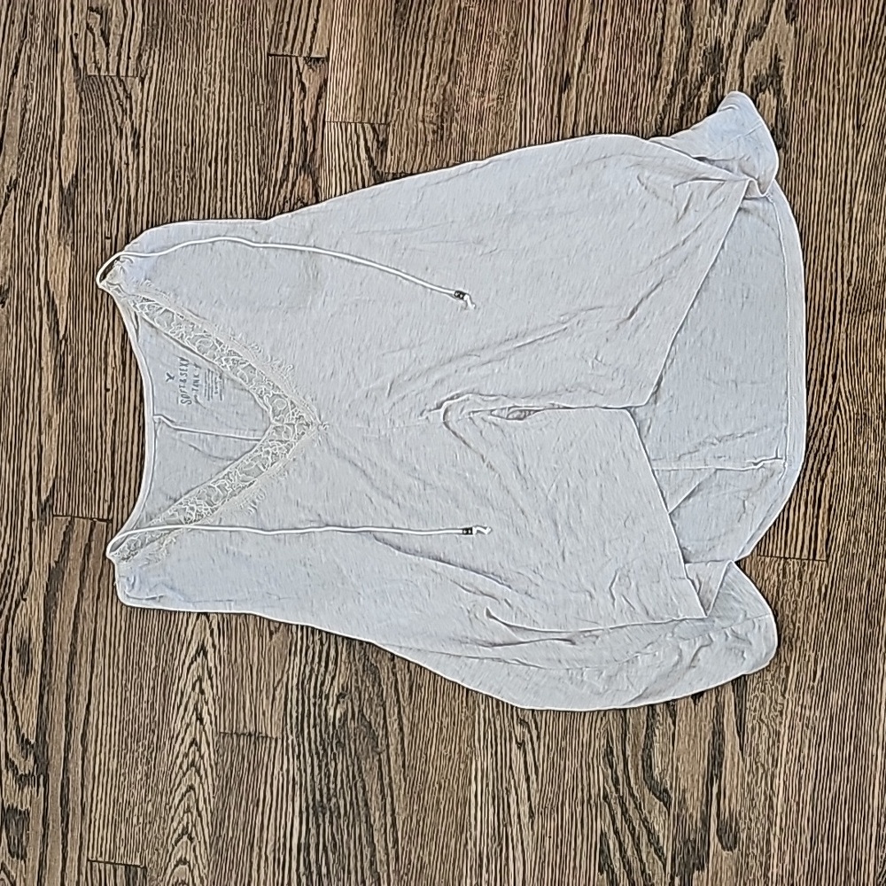 American eagle soft and sexy boho gypsy tank top size small flowy lace
